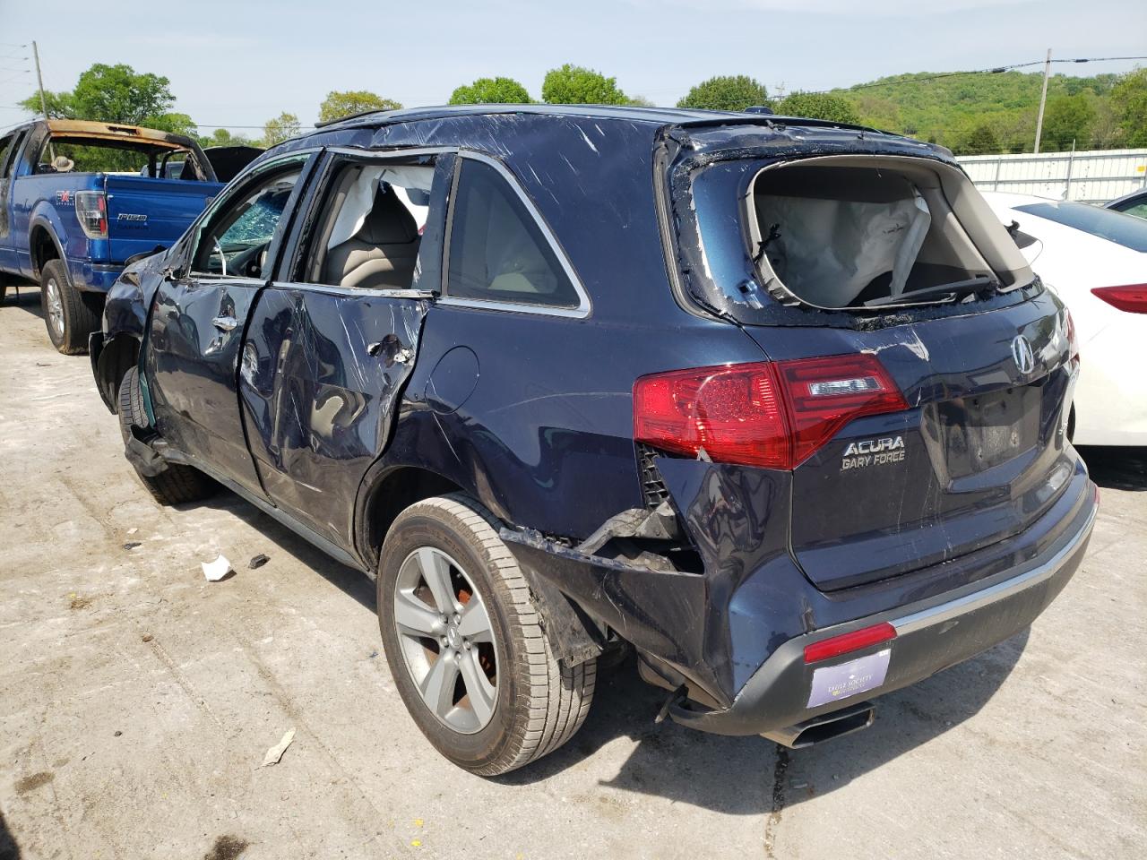 Photo 3 from auction – 2011 ACURA MDX with VIN 2HNYD2H2XBH540148