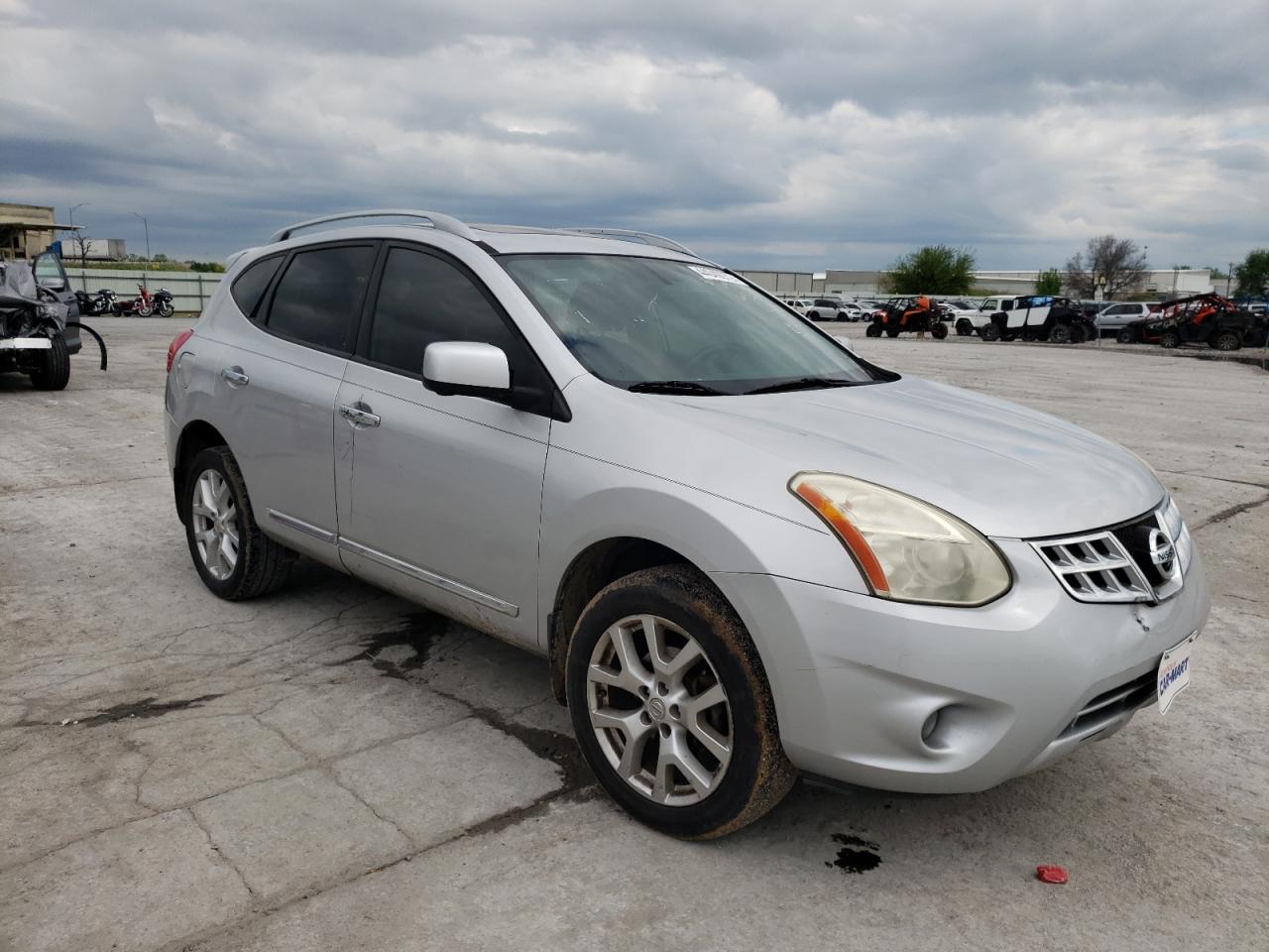 NISSAN ROGUE S 2012 with VIN JN8AS5MT4CW275683 - Photo from auction