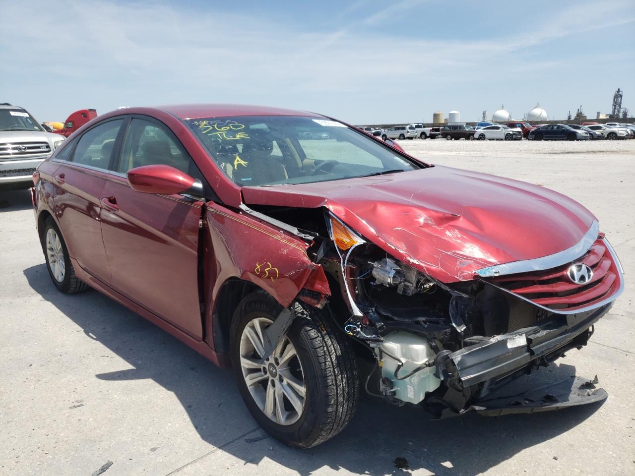 HYUNDAI SONATA GLS 2011 with VIN 5NPEB4AC1BH255231 - Photo from auction