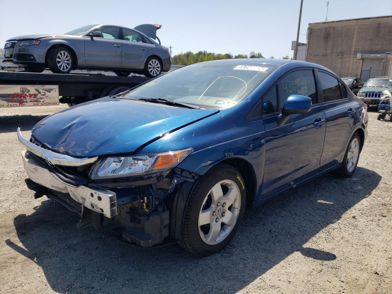 Photo 2 from auction – 2012 HONDA CIVIC LX with VIN 19XFB2F54CE062919