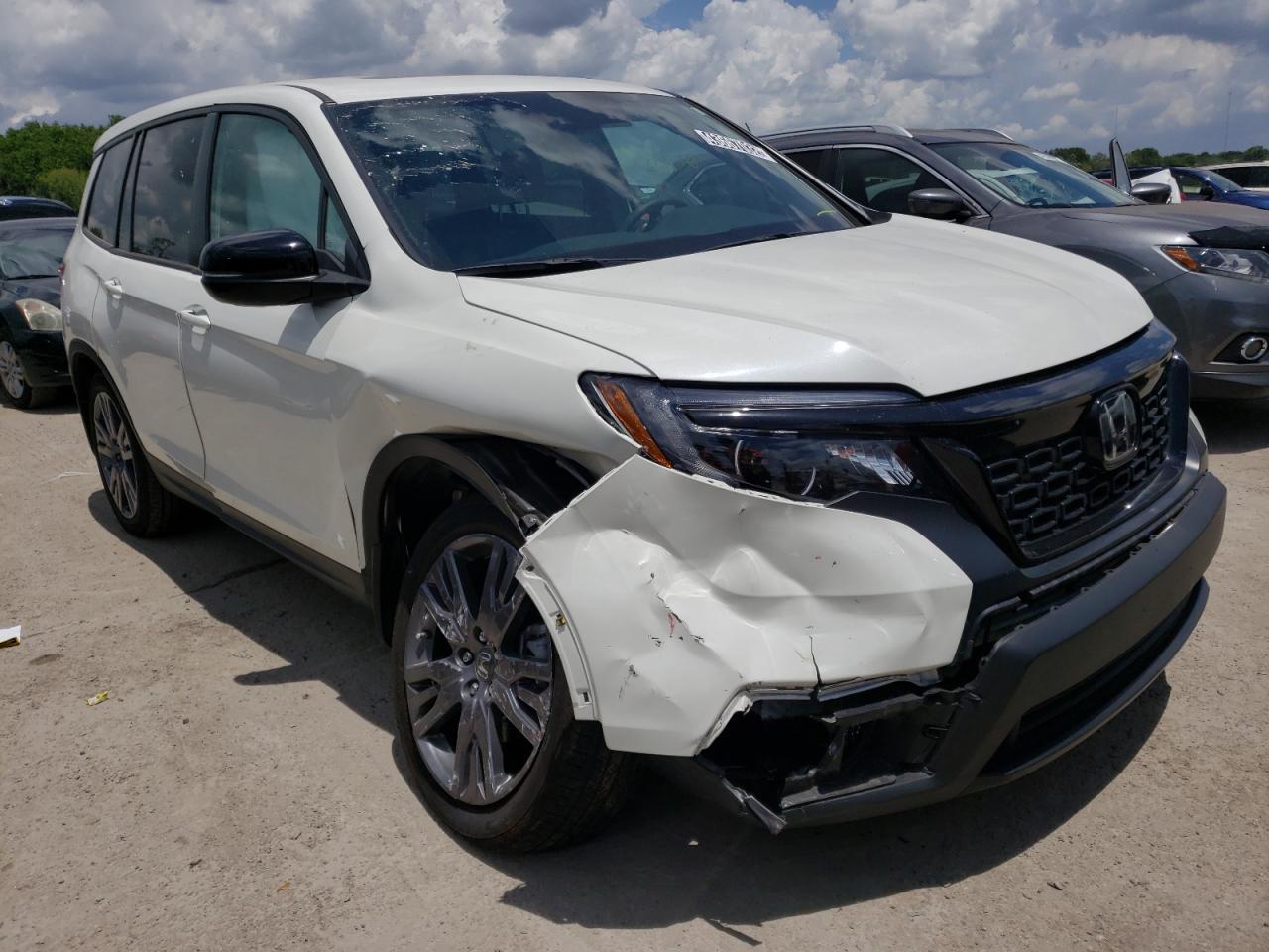 HONDA PASSPORT E 2019 with VIN 5FNYF7H5XKB001204 - Photo from auction