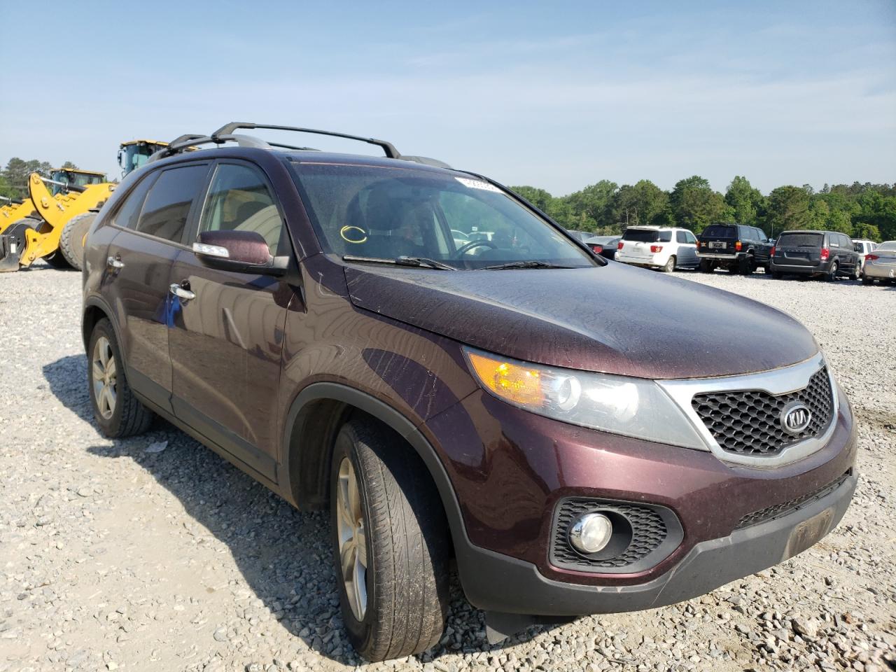 KIA SORENTO EX 2013 with VIN 5XYKU4A24DG342104 - Photo from auction