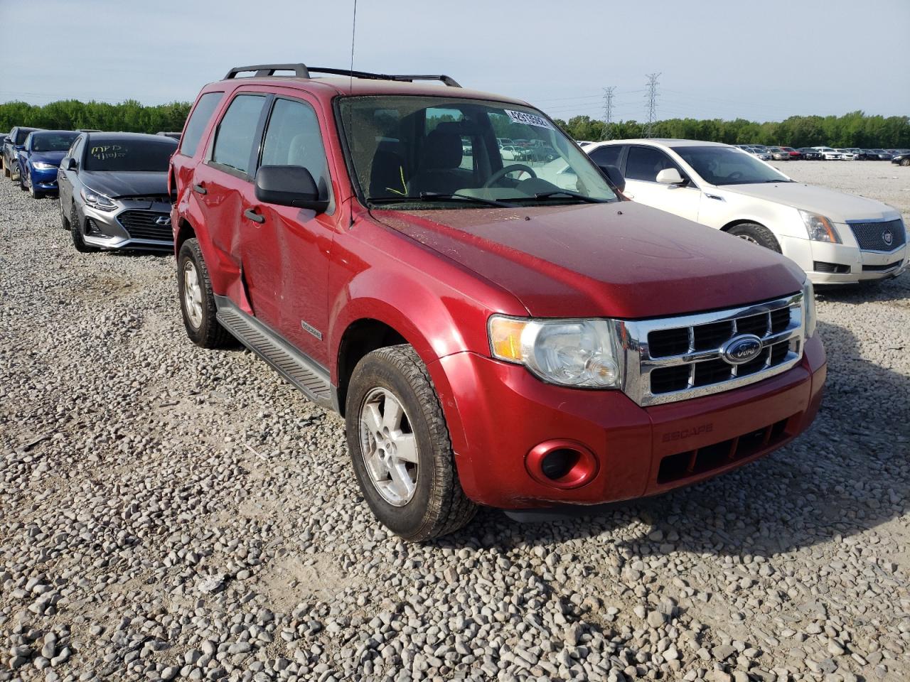 FORD ESCAPE XLS 2008 with VIN 1FMCU02Z28KB10511 - Photo from auction