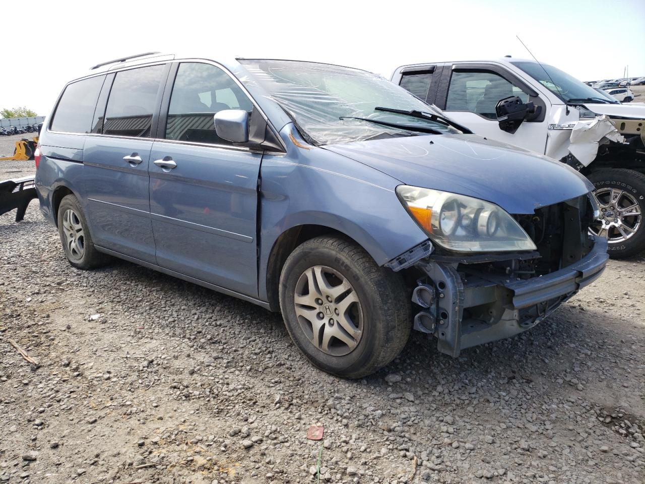 HONDA ODYSSEY EX 2007 with VIN 5FNRL38457B014463 - Photo from auction