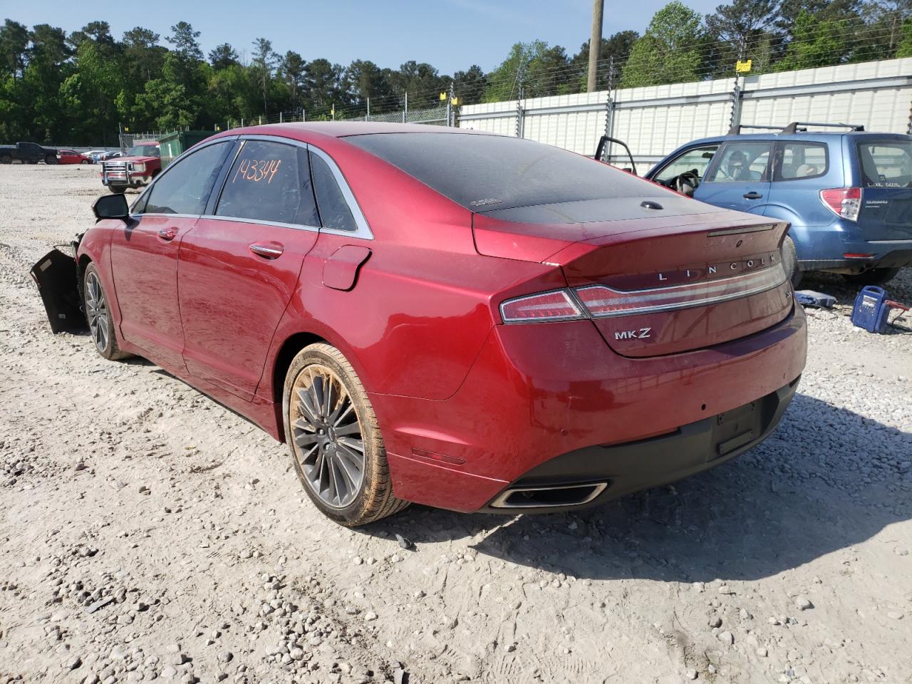 Photo 3 from auction – 2016 LINCOLN MKZ HYBRID with VIN 3LN6L2LU1GR624231
