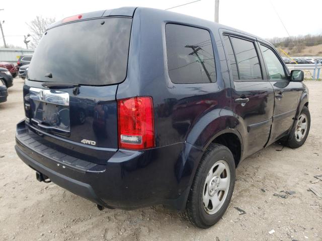 Photo 4 from auction – 2011 HONDA PILOT LX with VIN 5FNYF4H23BB018382
