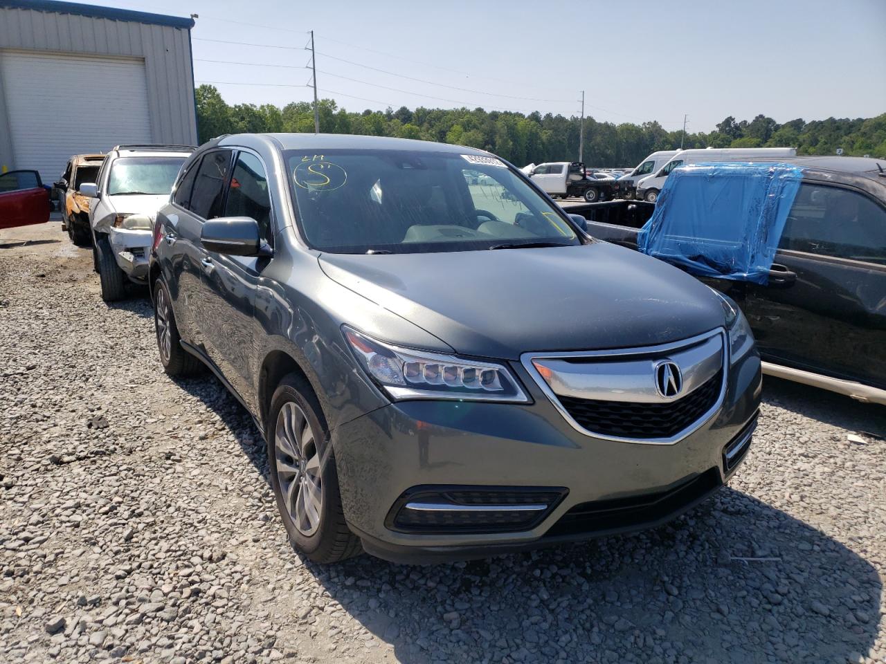 ACURA MDX TECHNO 2014 with VIN 5FRYD3H43EB011193 - Photo from auction