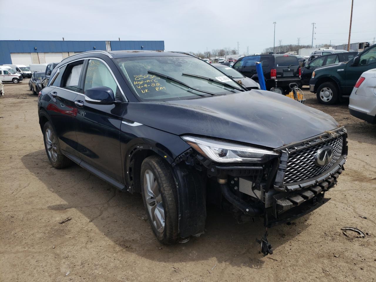 INFINITI QX50 LUXE 2021 with VIN 3PCAJ5BB4MF123658 - Photo from auction