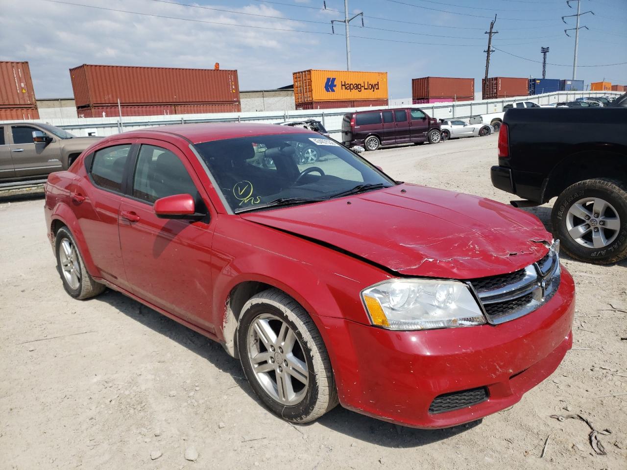 DODGE AVENGER MA 2011 with VIN 1B3BD1FB4BN538140 - Photo from auction