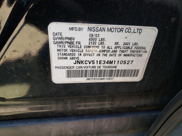 Photo 10 from auction – 2004 INFINITI G35 with VIN JNKCV51E34M110527