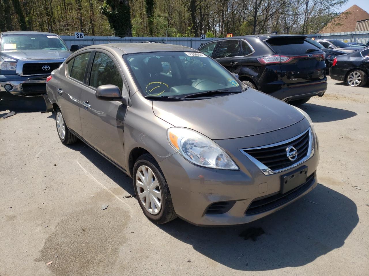 Photo 1 from auction – 2012 NISSAN VERSA S with VIN 3N1CN7AP6CL836599