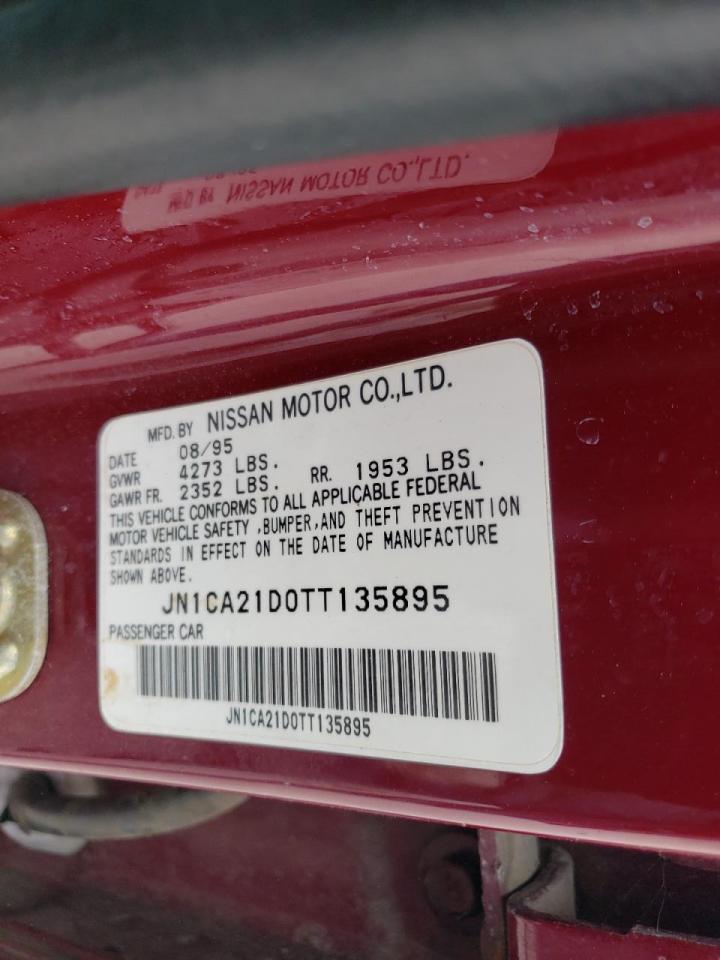 Photo 10 from auction – 1996 NISSAN MAXIMA GLE with VIN JN1CA21D0TT135895
