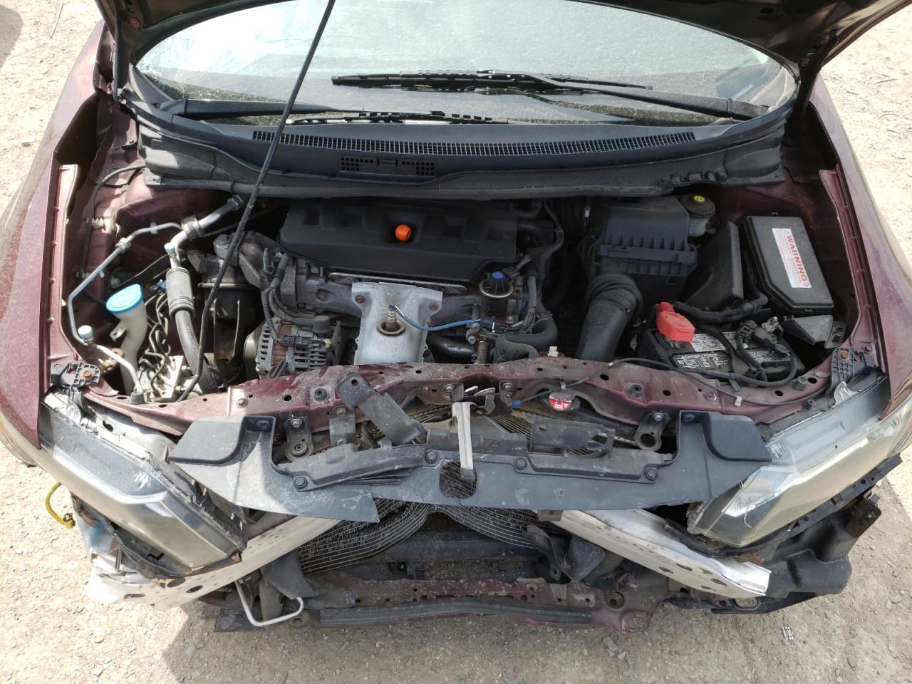 Photo 7 from auction – 2012 HONDA CIVIC LX with VIN 19XFB2F58CE074510