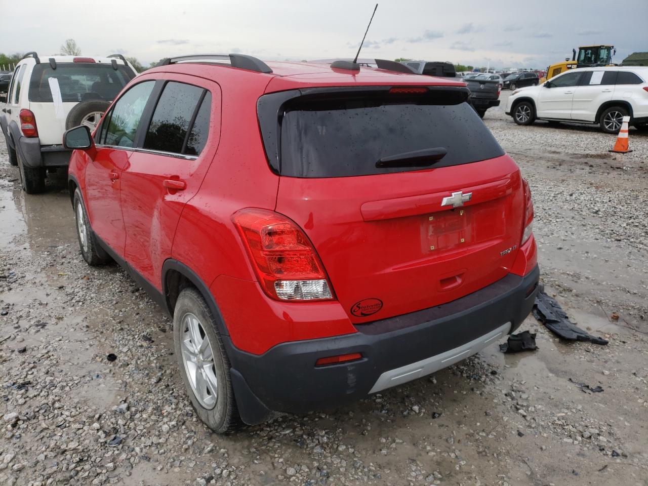 Photo 3 from auction – 2015 CHEVROLET TRAX 1LT with VIN KL7CJLSB1FB065217