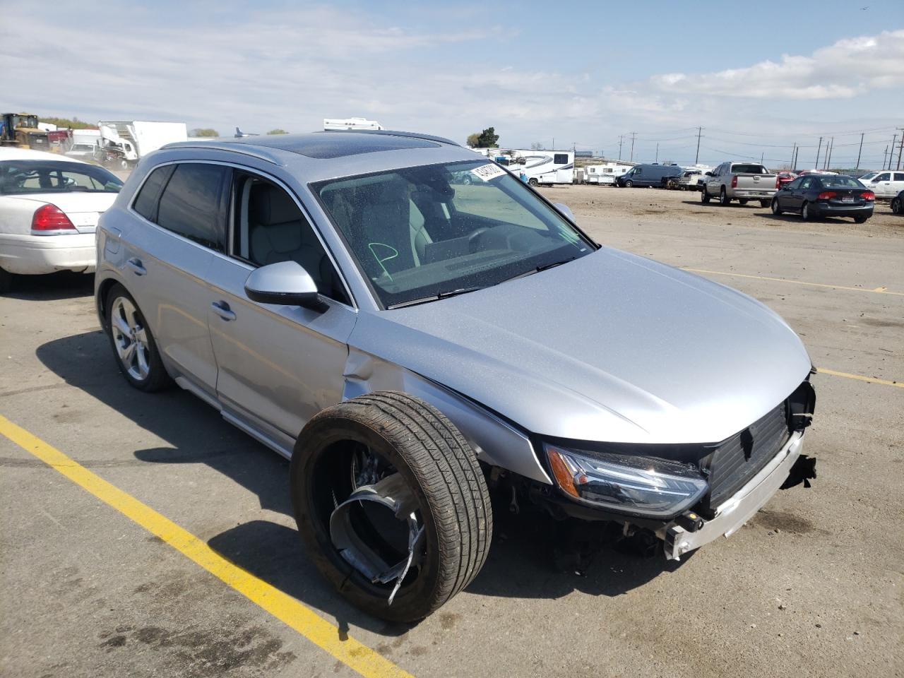 AUDI Q5 PREMIUM 2021 with VIN WA1BAAFY3M2053661 - Photo from auction