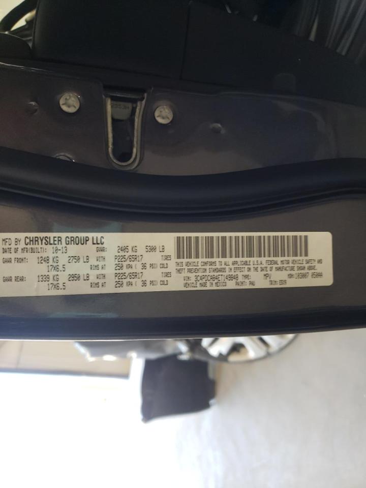 صورة رقم 10 من المزاد - 2014 DODGE JOURNEY SE مع VIN 3C4PDCAB4ET149848