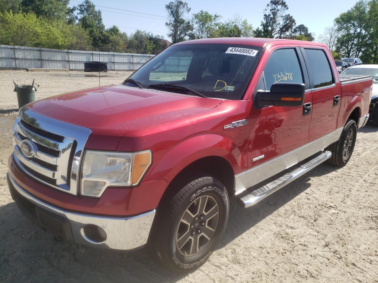 Photo 2 from auction – 2011 FORD F150 SUPER with VIN 1FTFW1ET5BFB39655