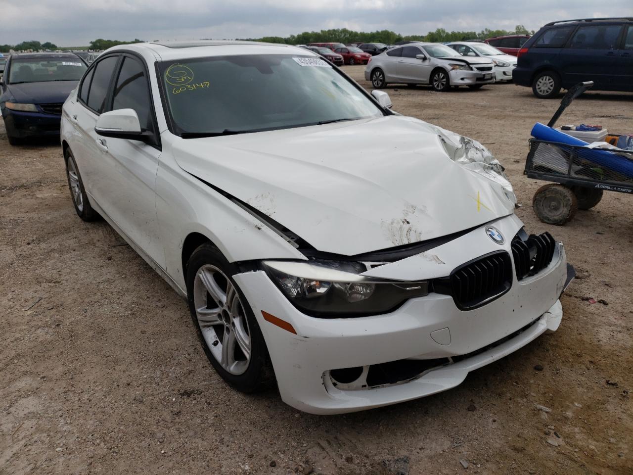BMW 328 I 2014 with VIN WBA3A5C55EP603147 - Photo from auction