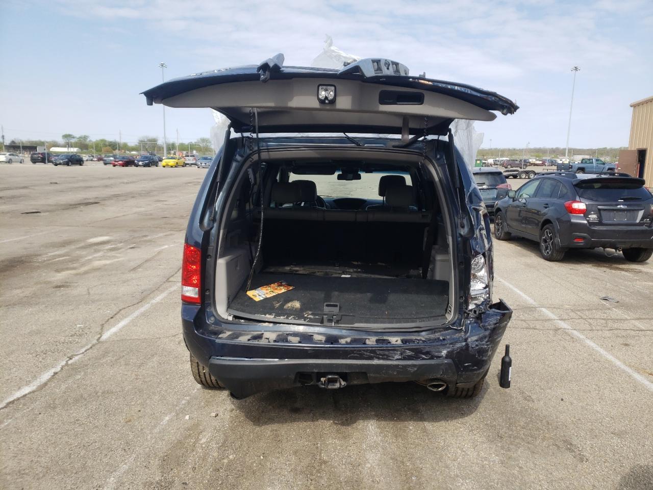 Photo 9 from auction – 2011 HONDA PILOT EXL with VIN 5FNYF4H67BB075882