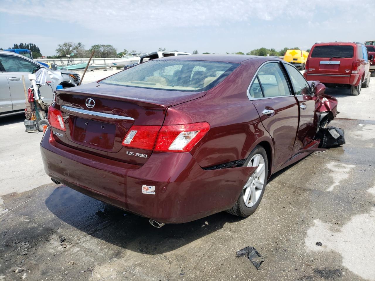 Photo 4 from auction – 2008 LEXUS ES 350 with VIN JTHBJ46G082224451