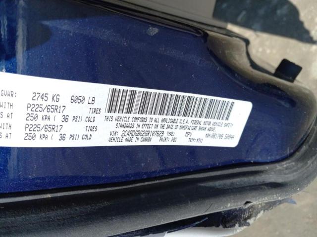 Photo 10 from auction – 2016 DODGE GRAND CARA with VIN 2C4RDGBG2GR107629