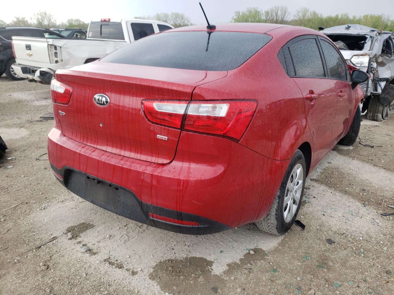 Photo 4 from auction – 2014 KIA RIO LX with VIN KNADM4A3XE6356897