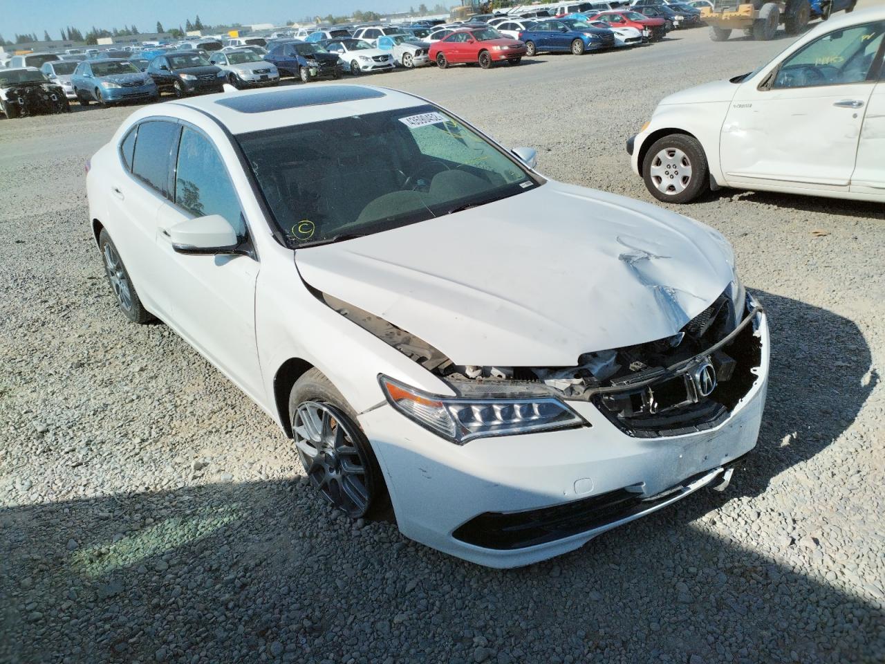 ACURA TLX TECH 2015 with VIN 19UUB1F53FA023975 - Photo from auction