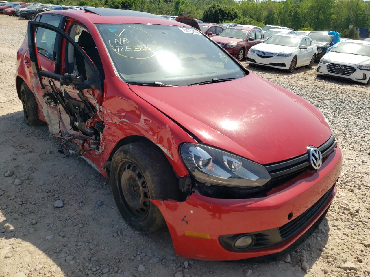 VOLKSWAGEN GOLF 2012 with VIN WVWDM7AJ0CW196593 - Photo from auction