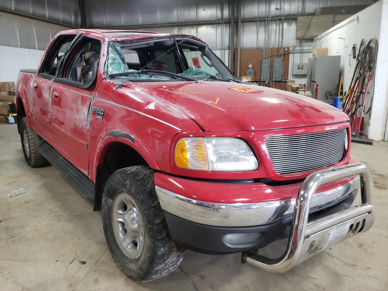 FORD F150 SUPER 2002 with VIN 1FTRW08L02KE11801 - Photo from auction