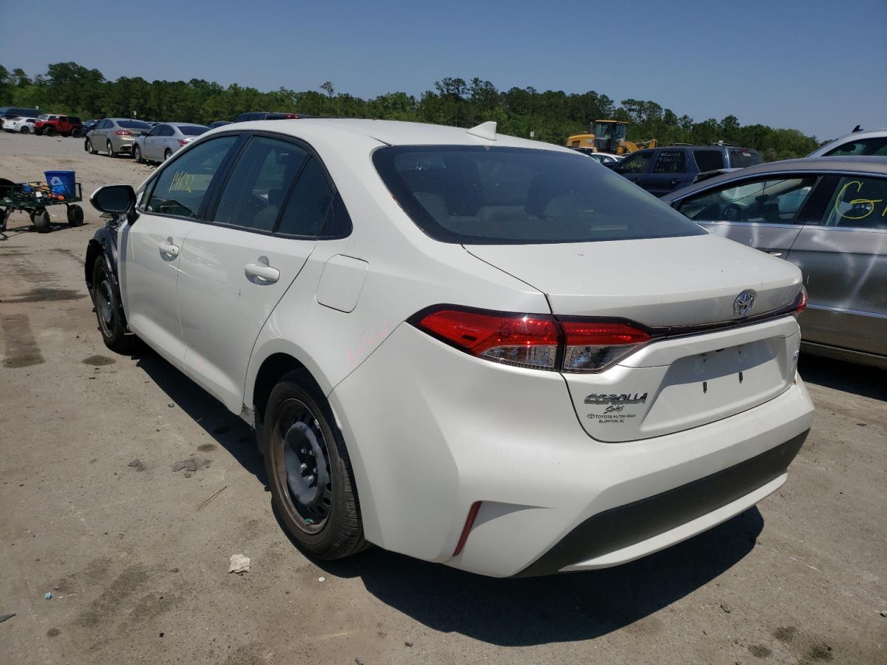 Photo 3 from auction – 2021 TOYOTA COROLLA LE with VIN JTDEPMAE9MJ142978