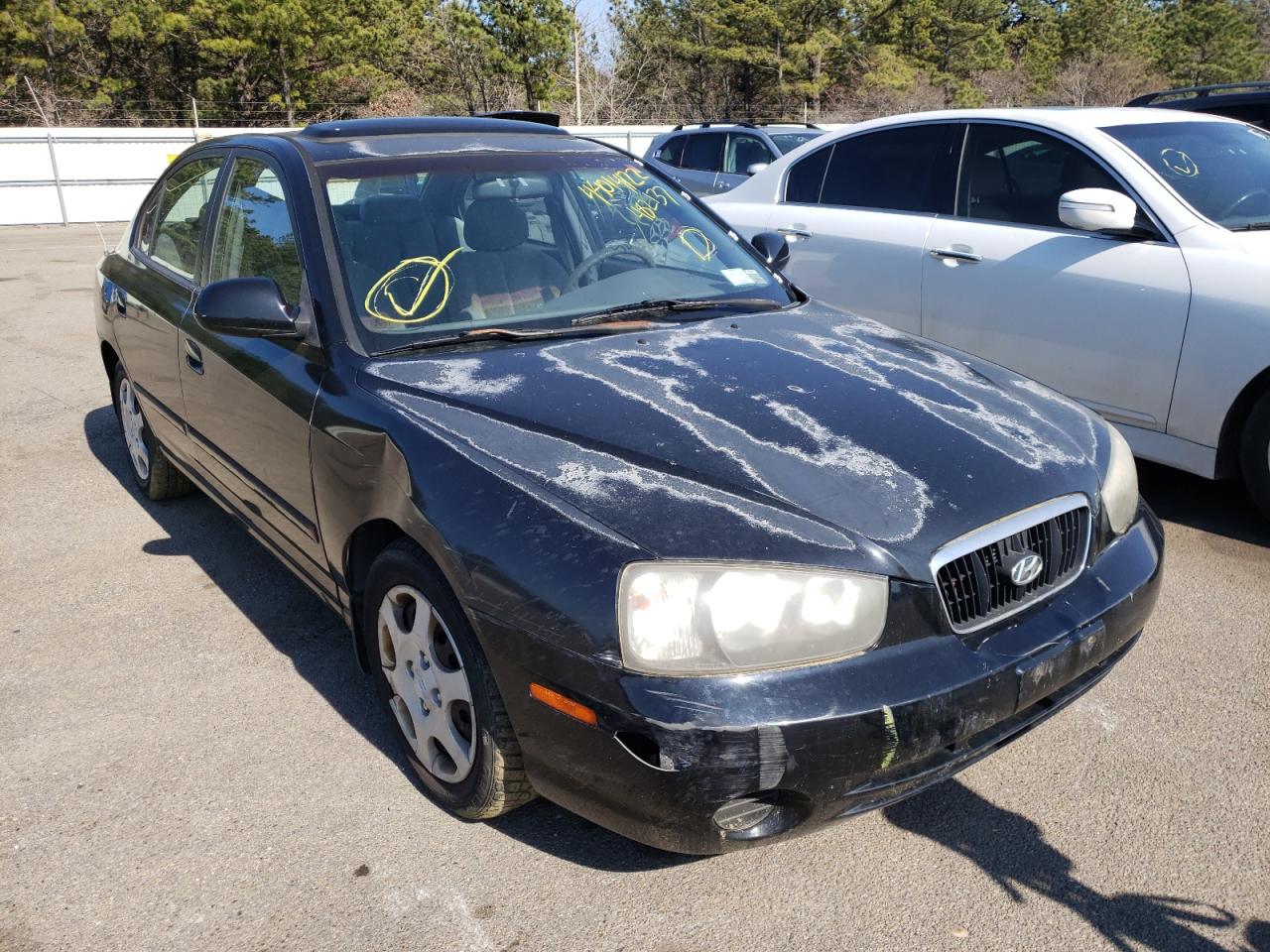 HYUNDAI ELANTRA GL 2003 with VIN KMHDN45D33U482137 - Photo from auction