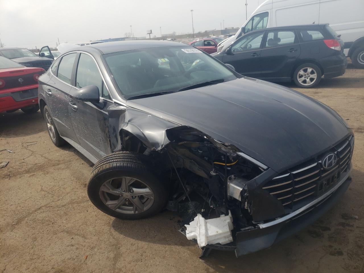 HYUNDAI SONATA SE 2021 with VIN 5NPEG4JA2MH115143 - Photo from auction