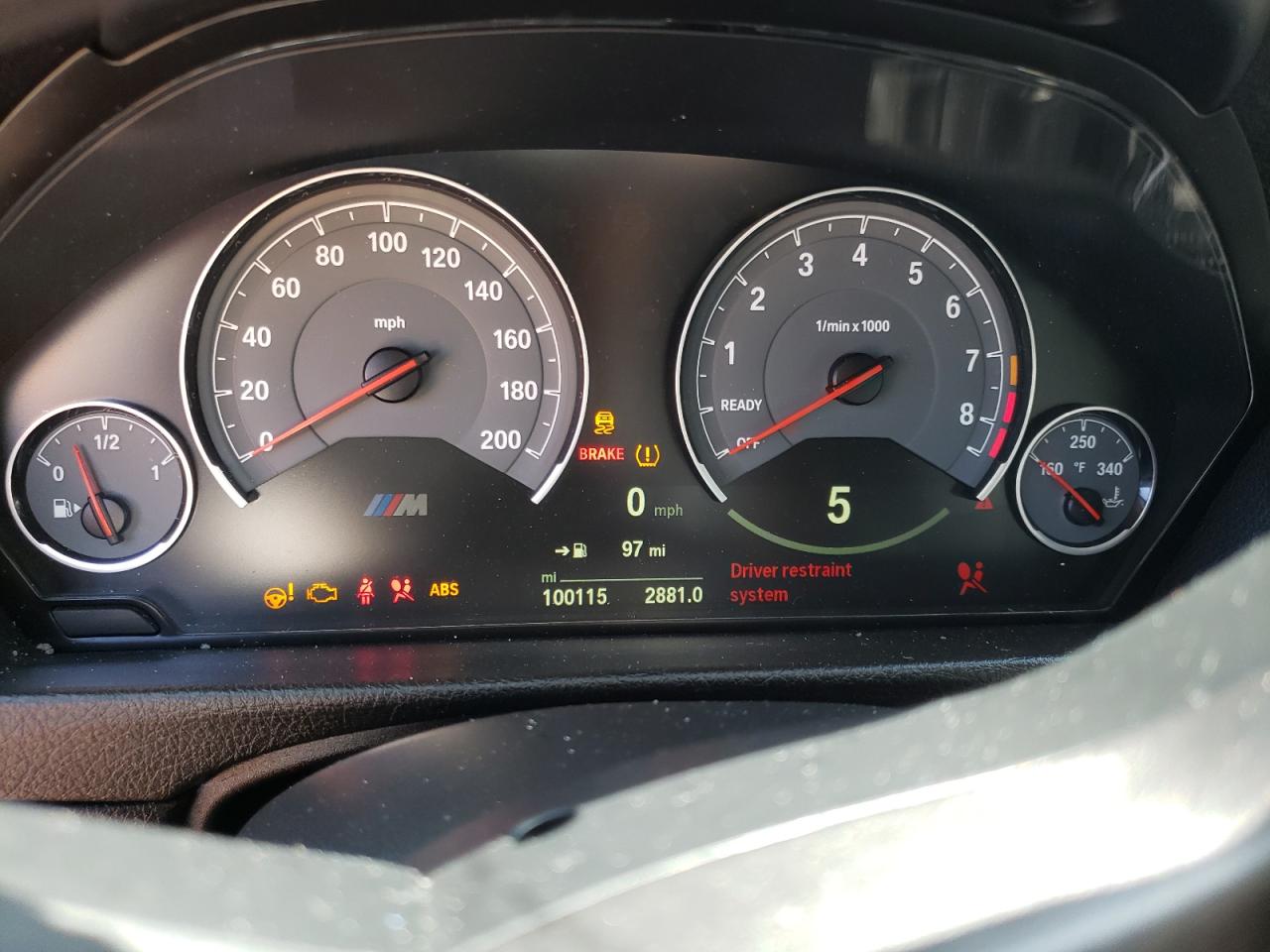 Photo 8 from auction – 2015 BMW M3 with VIN WBS3C9C52FP803773
