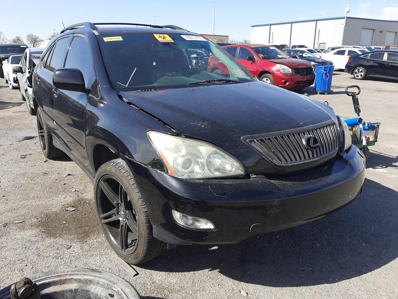 LEXUS RX 350 2007 with VIN JTJGK31U970001943 - Photo from auction