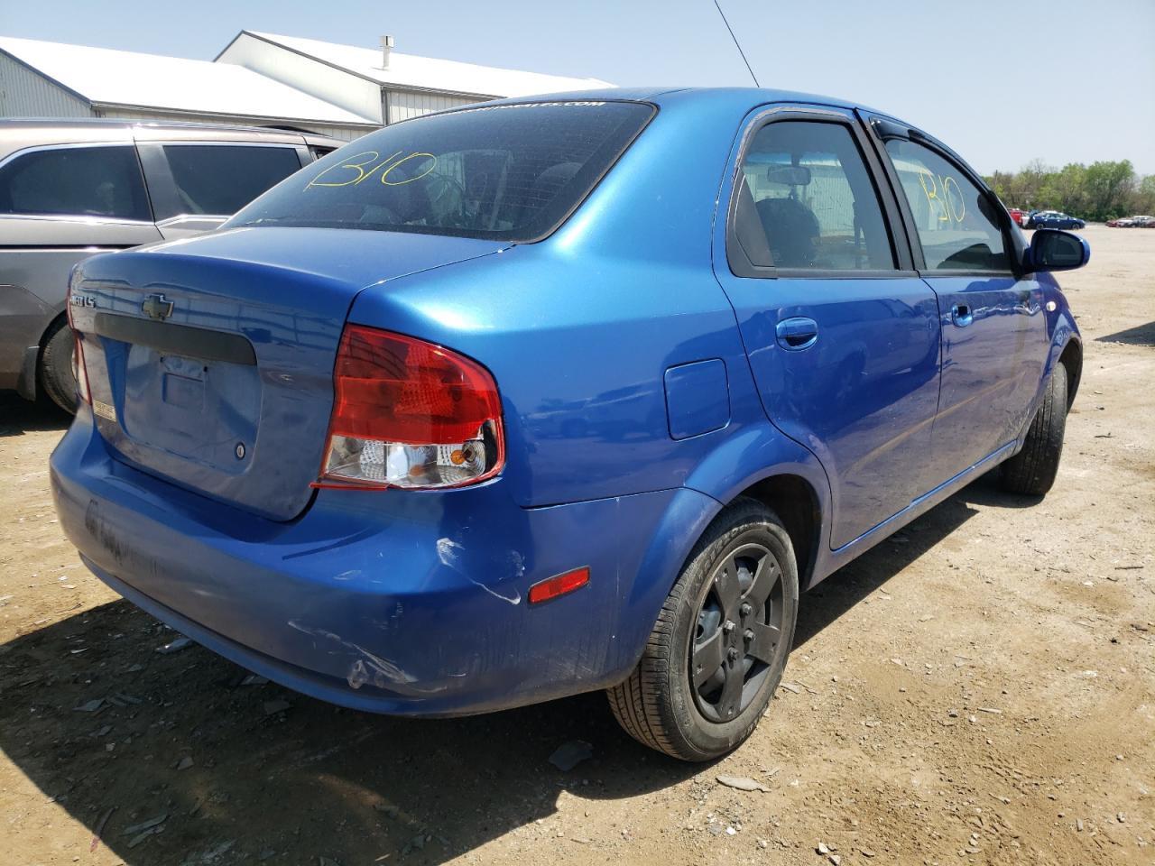 Photo 4 from auction – 2006 CHEVROLET AVEO BASE with VIN KL1TD56686B600540