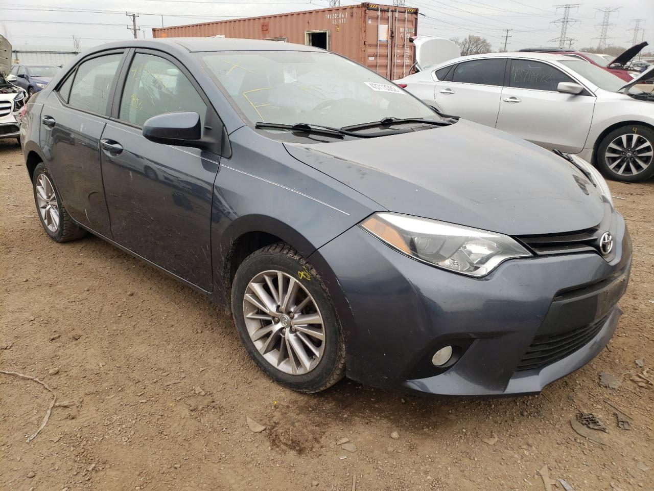 TOYOTA COROLLA L 2014 with VIN 2T1BURHE2EC186333 - Photo from auction