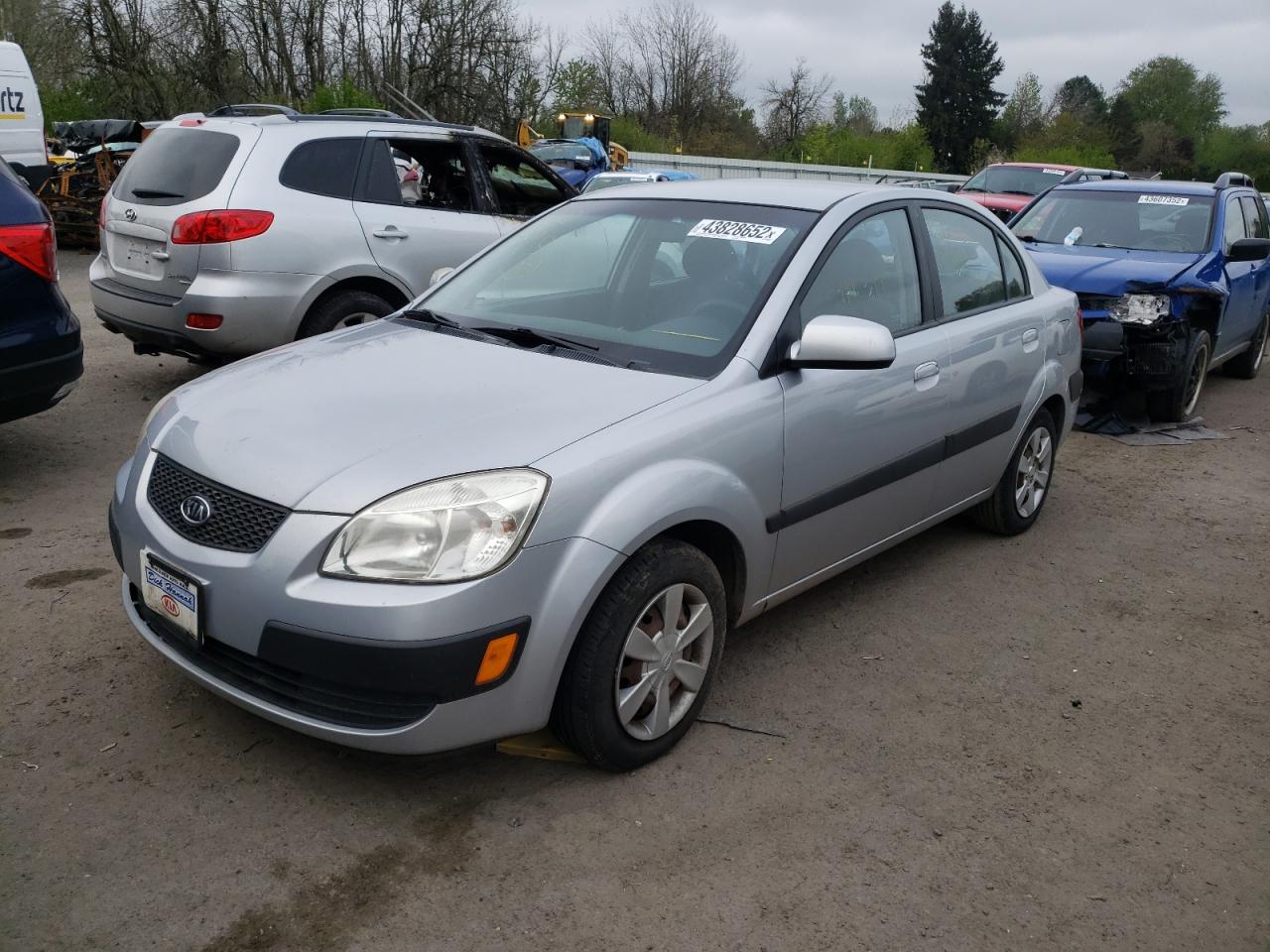 Photo 2 from auction – 2007 KIA RIO BASE with VIN KNADE123676249651
