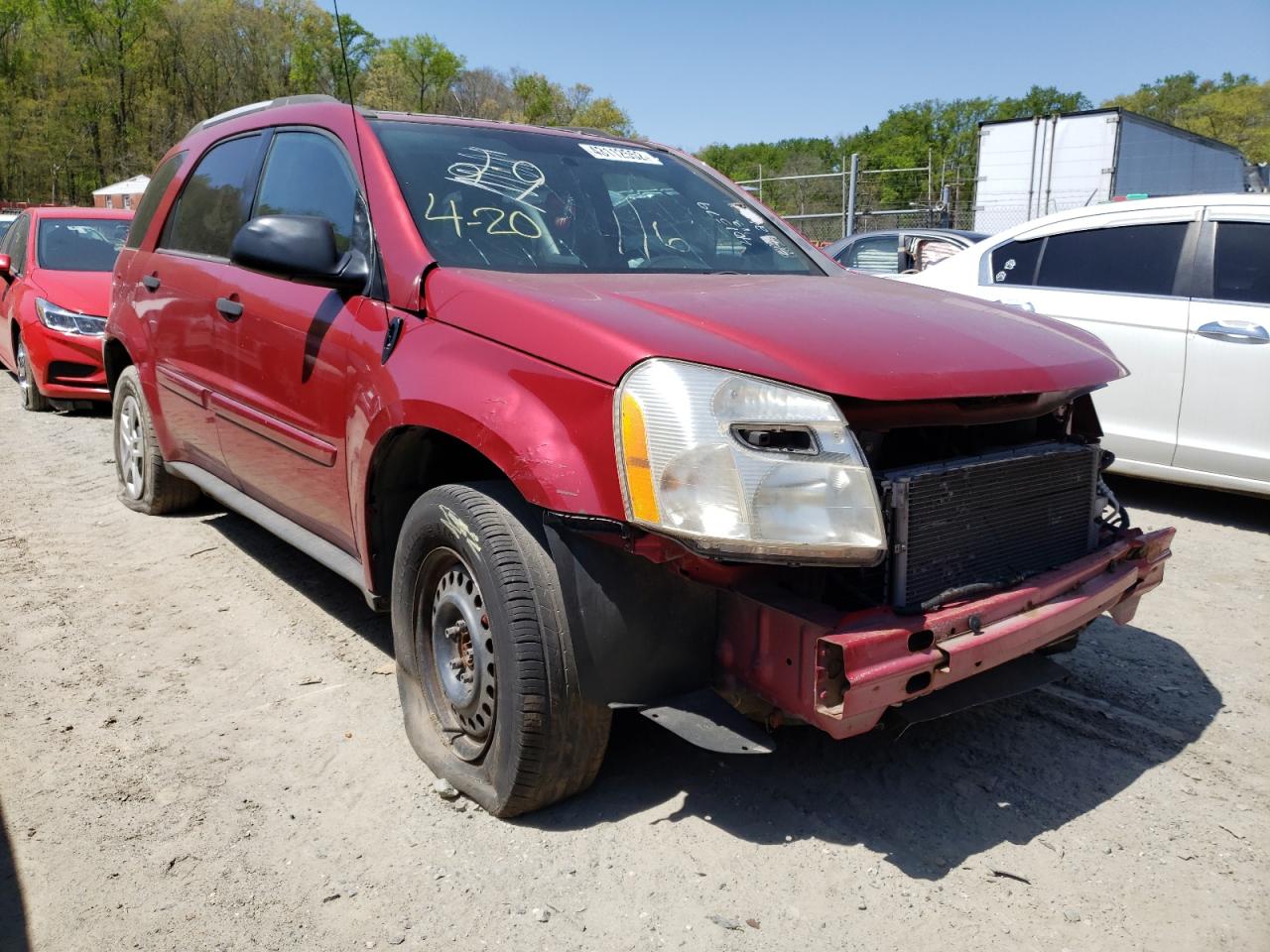 CHEVROLET EQUINOX LS 2005 with VIN 2CNDL23F056120167 - Photo from auction