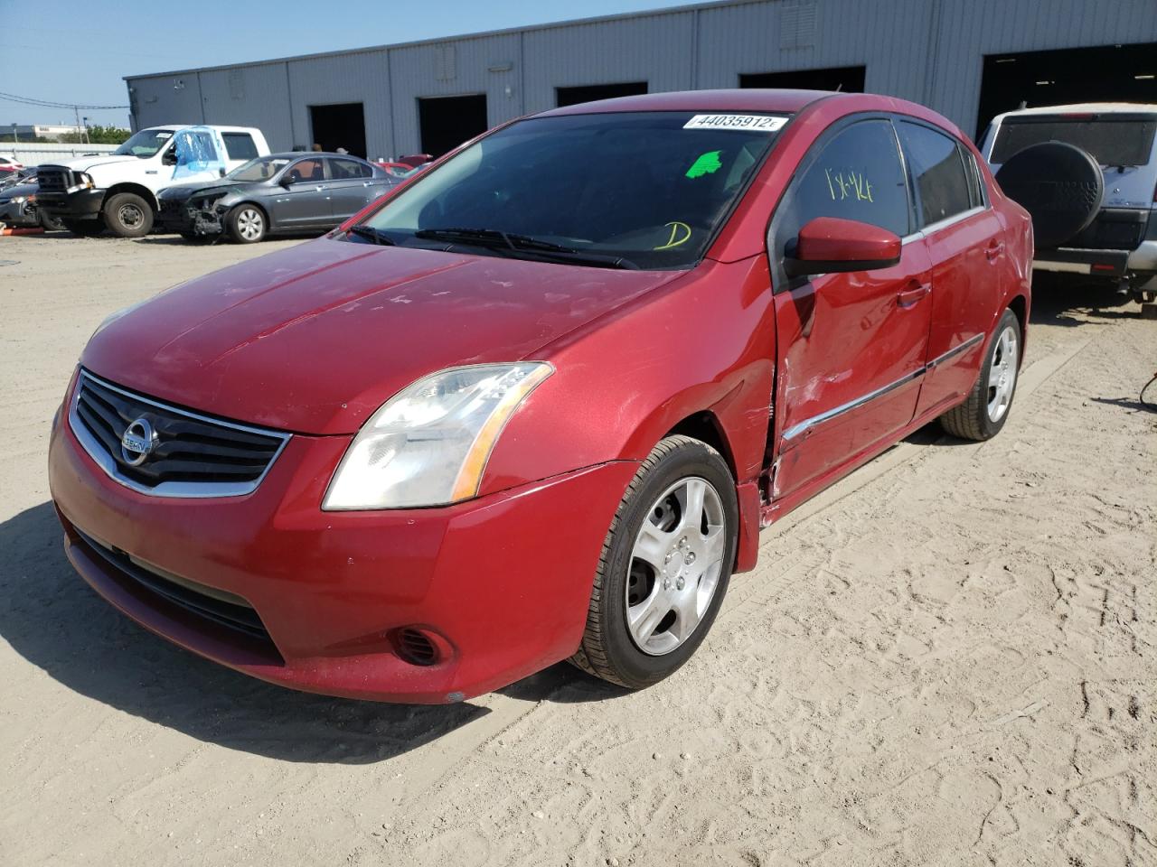 Photo 2 from auction – 2010 NISSAN SENTRA 2.0 with VIN 3N1AB6AP7AL605279