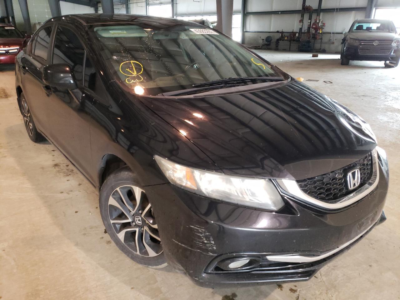 HONDA CIVIC EXL 2013 with VIN 19XFB2F92DE221828 - Photo from auction