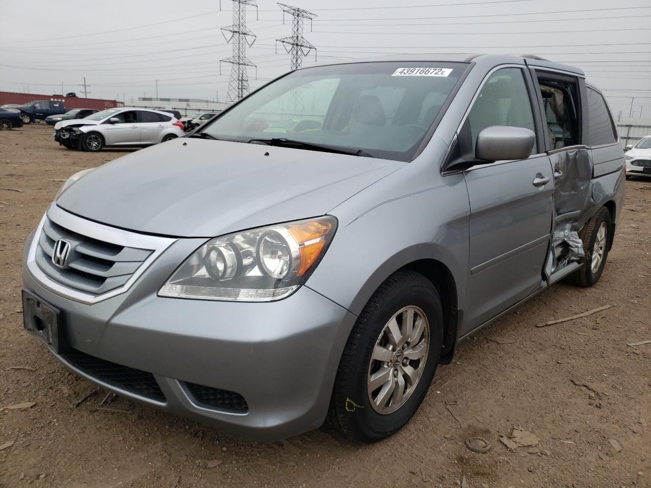 Photo 2 from auction – 2008 HONDA ODYSSEY EX with VIN 5FNRL38648B084720