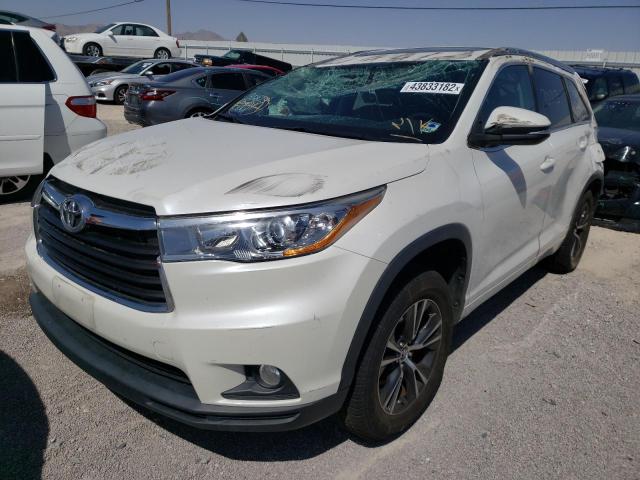 Photo 2 from auction – 2016 TOYOTA HIGHLANDER with VIN 5TDKKRFHXGS174394