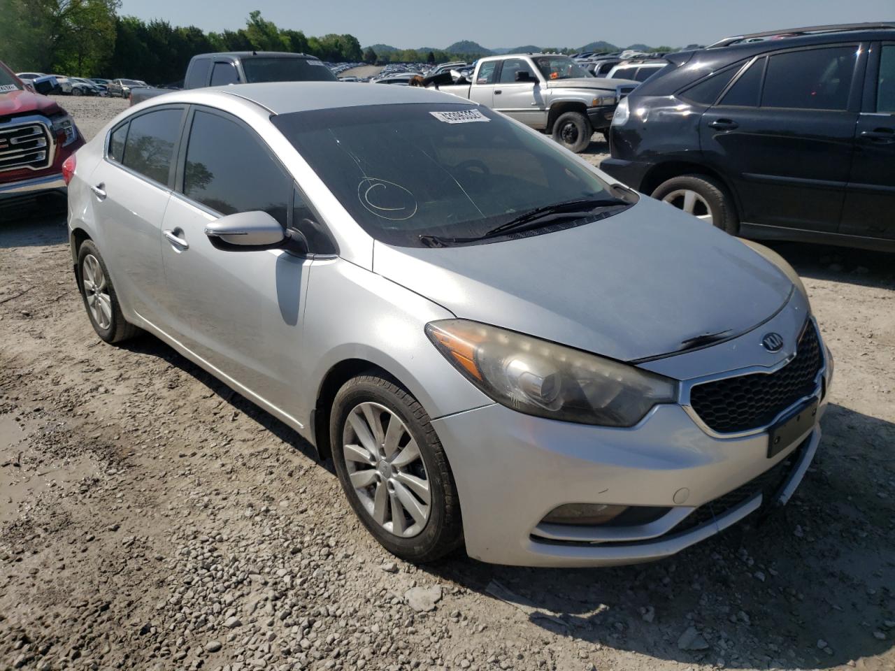 KIA FORTE EX 2014 with VIN KNAFX4A81E5085679 - Photo from auction