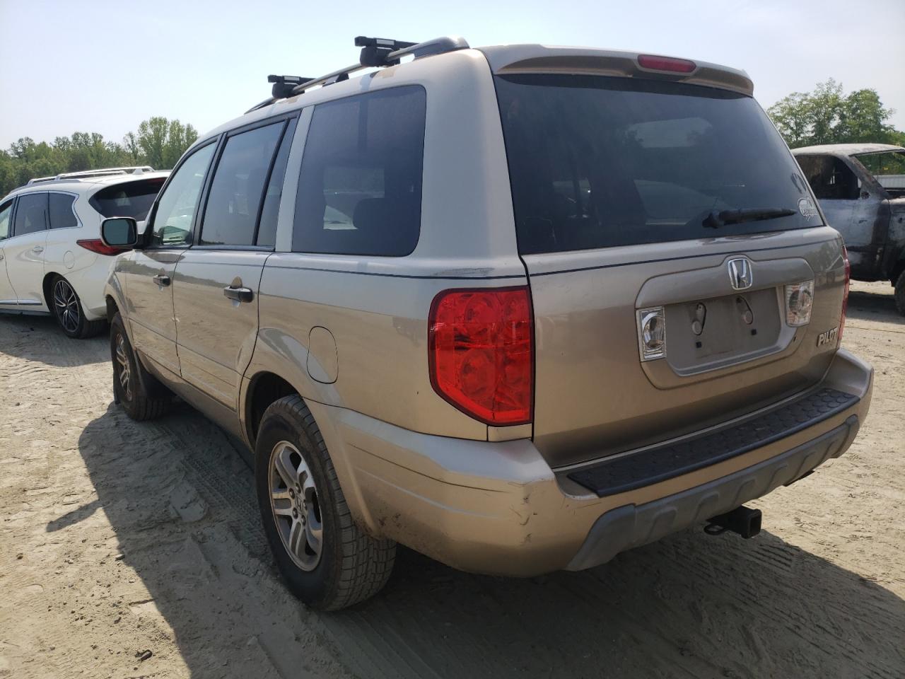 Photo 3 from auction – 2005 HONDA PILOT EXL with VIN 5FNYF18565B051292