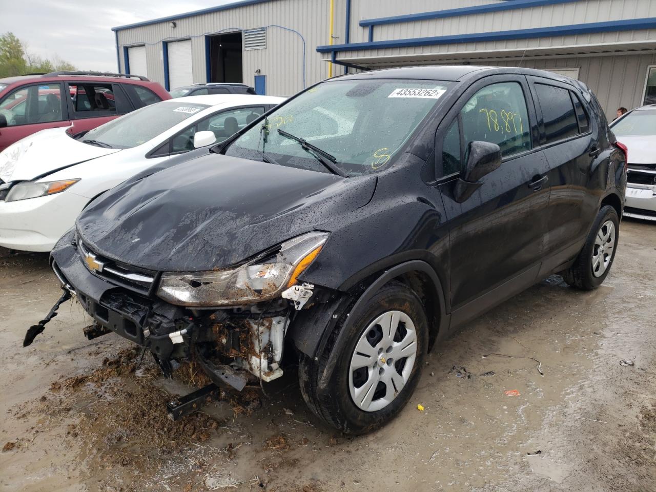 Photo 2 from auction – 2019 CHEVROLET TRAX LS with VIN 3GNCJKSB0KL175057