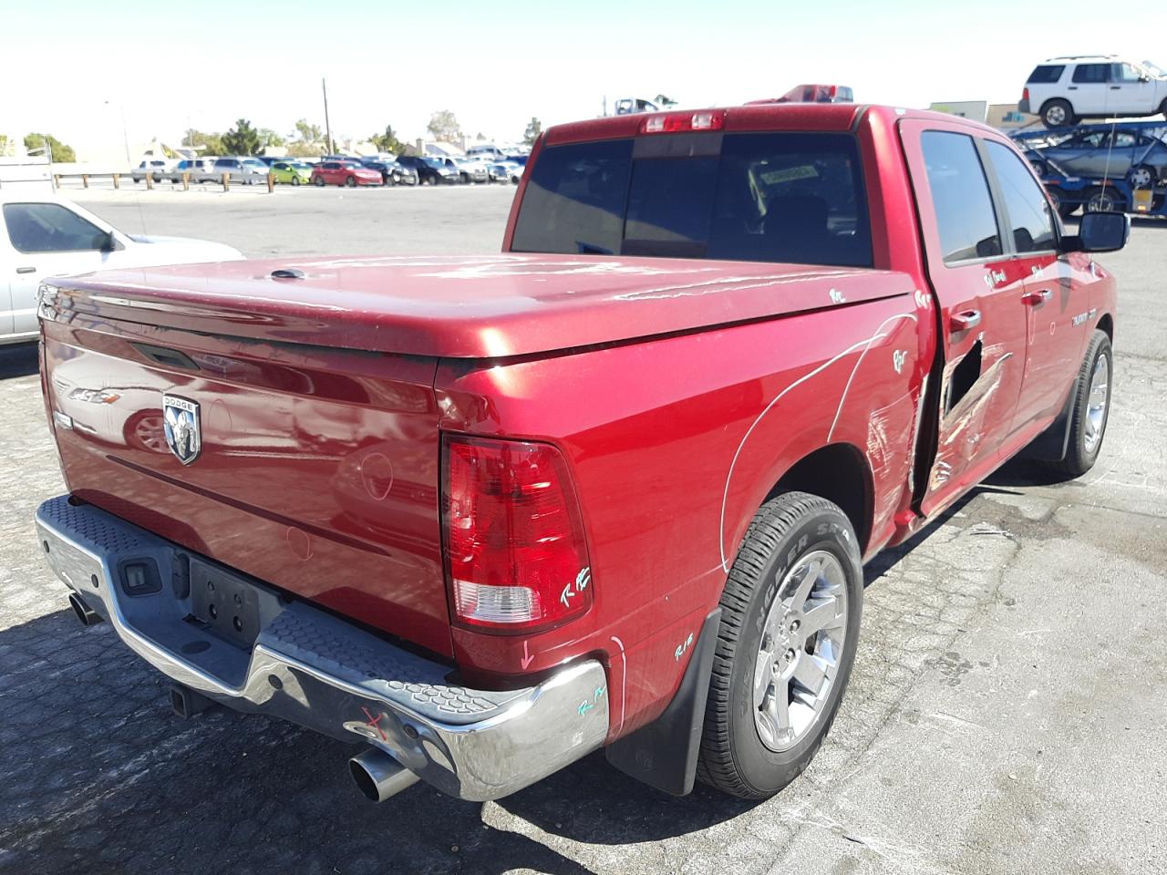 Photo 4 from auction – 2009 DODGE RAM 1500 with VIN 1D3HB13T69S717312