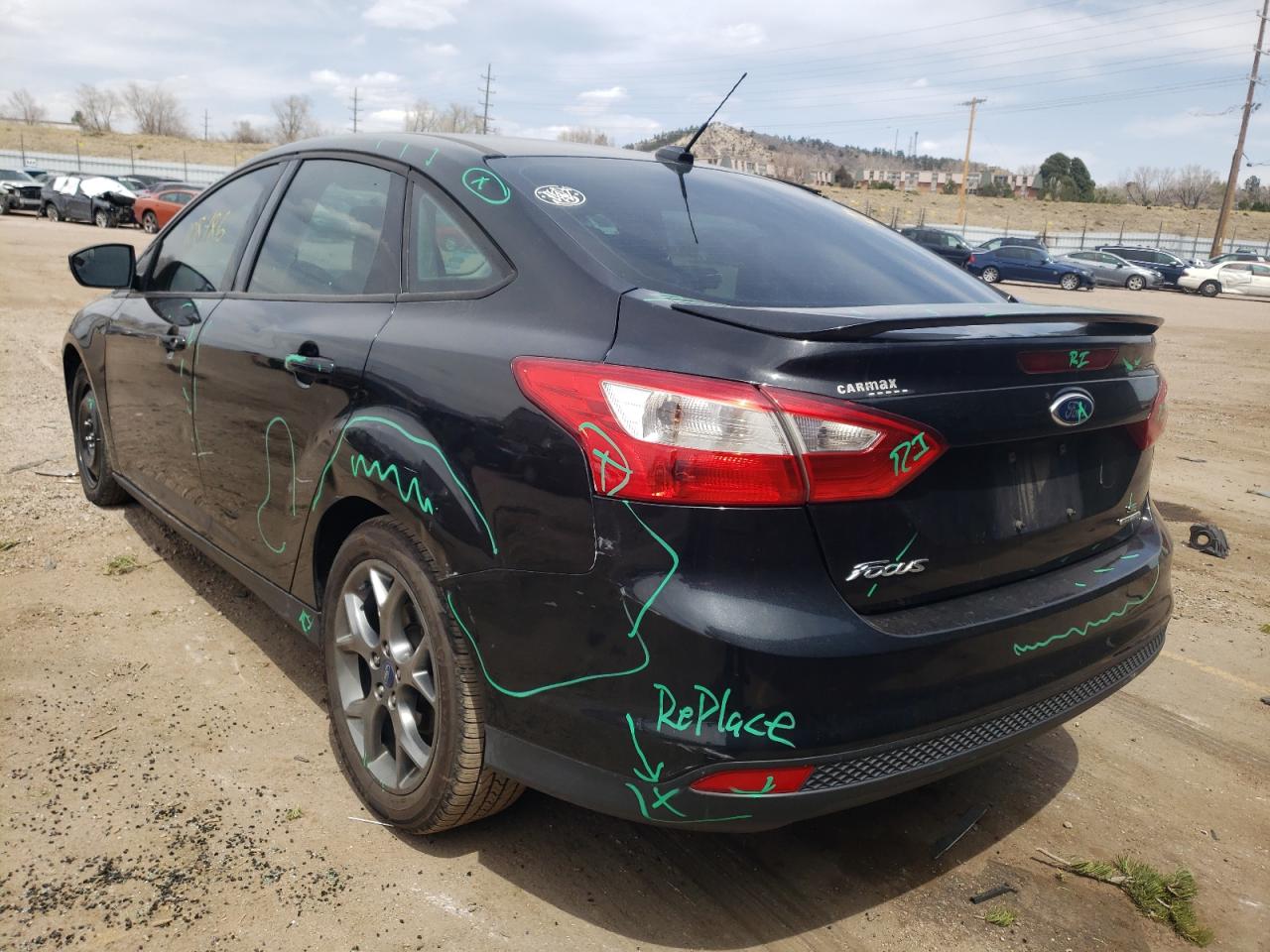 Photo 3 from auction – 2013 FORD FOCUS SE with VIN 1FADP3F22DL105155