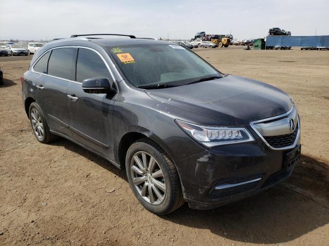 Photo 1 from auction – 2014 ACURA MDX ADVANC with VIN 5FRYD4H84EB038945