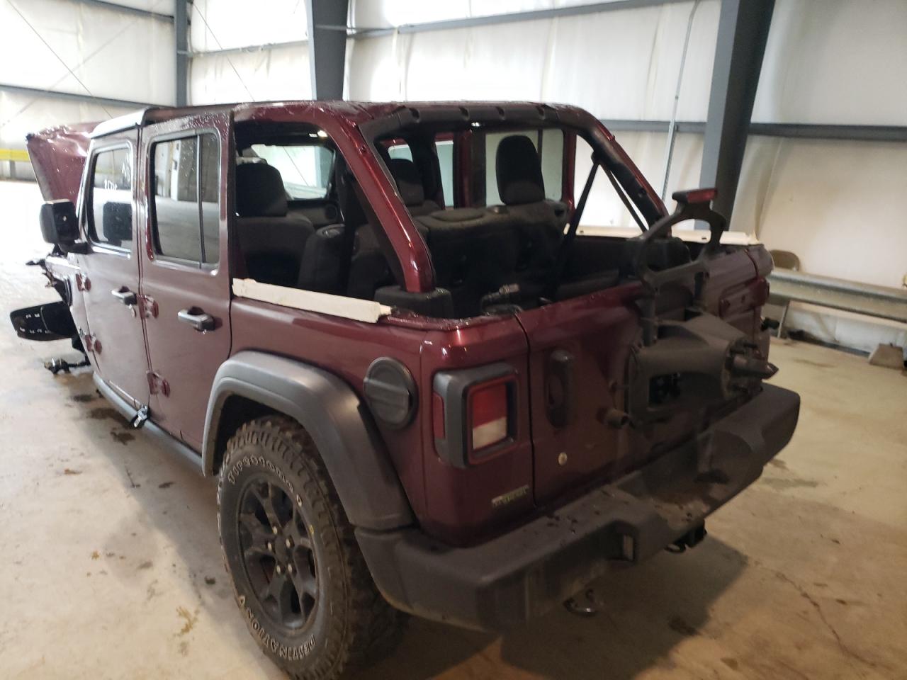 Photo 3 from auction – 2021 JEEP WRANGLER U with VIN 1C4HJXDM4MW546597