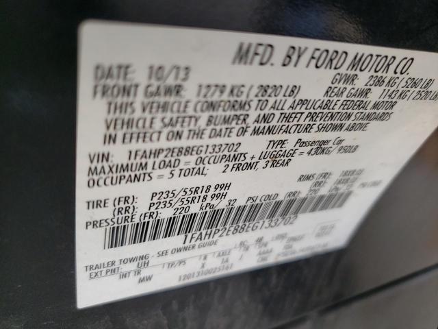 Photo 10 from auction – 2014 FORD TAURUS SEL with VIN 1FAHP2E88EG133702